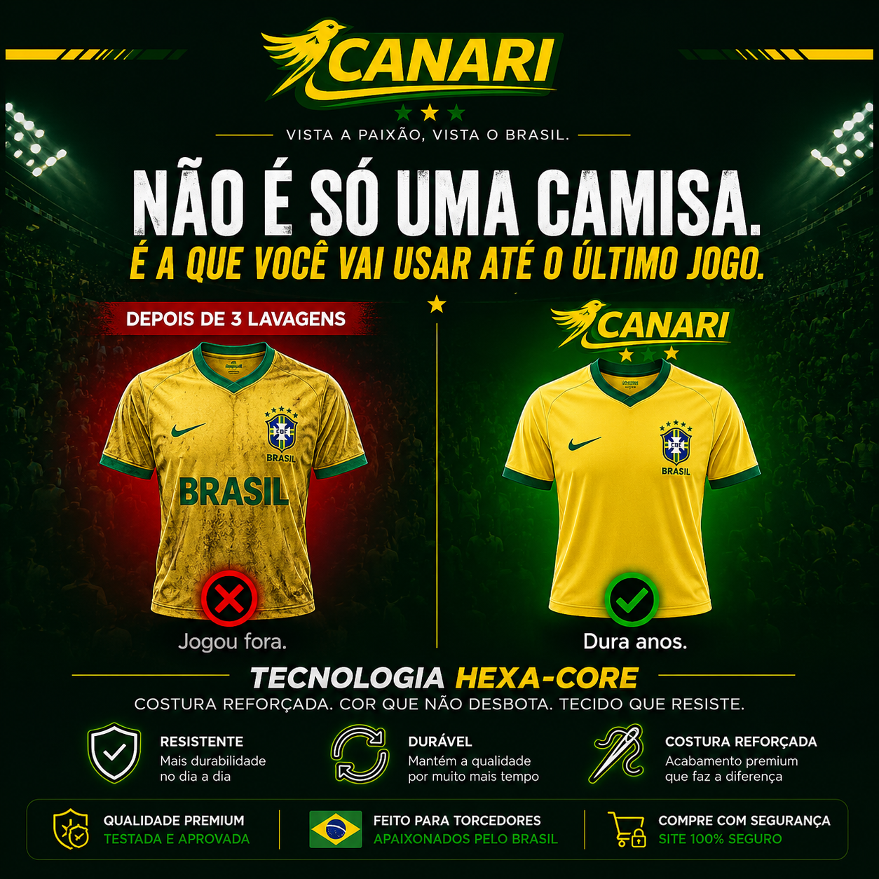 Camisa Seleção Brasileira Retrô 2002/03 Azul