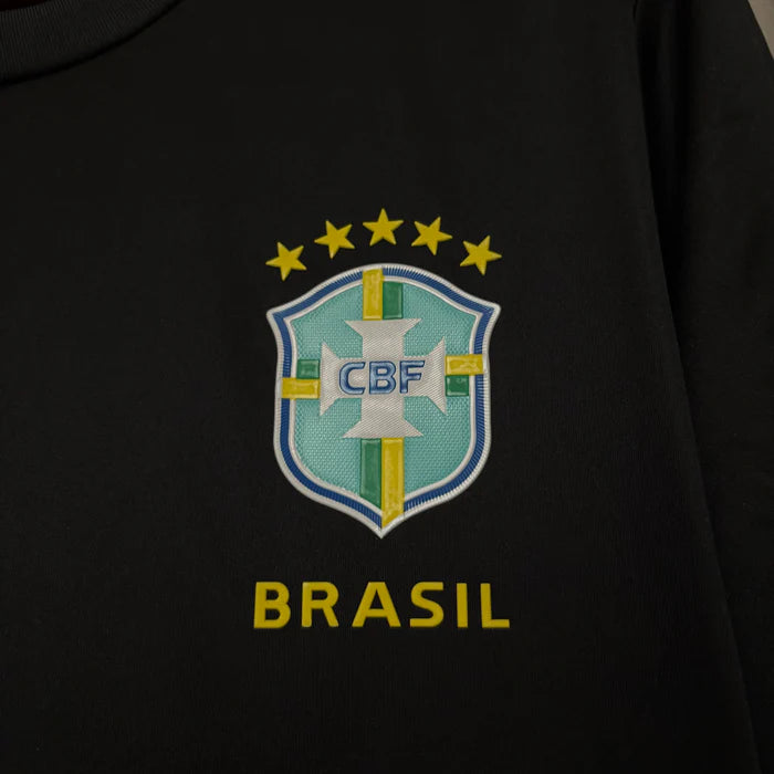 Camisa Brasil 2022 - Versão Retrô preta