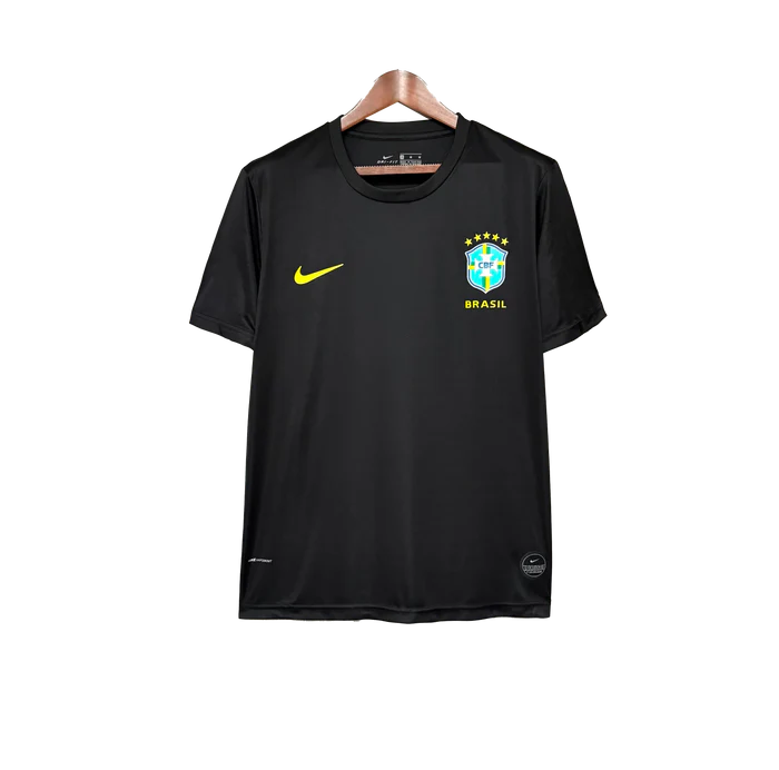 Camisa Brasil 2022 - Versão Retrô preta